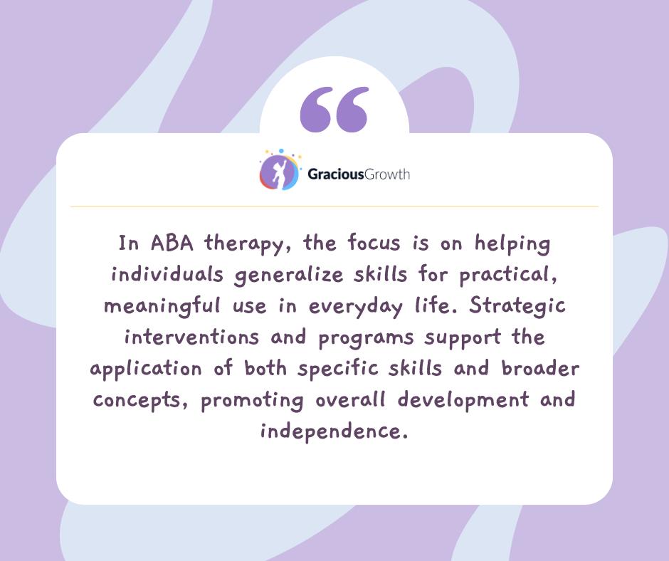 How Does Stimulus Generalization Work in ABA Therapy? | Gracious Growth ABA