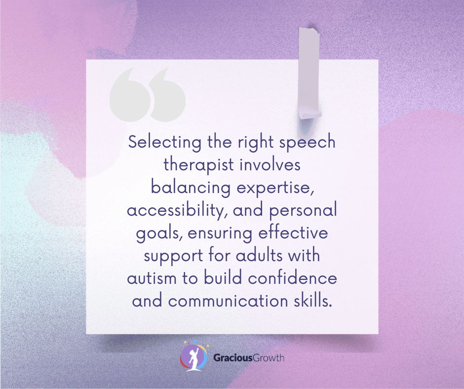 speech therapy for adults with autism near utah