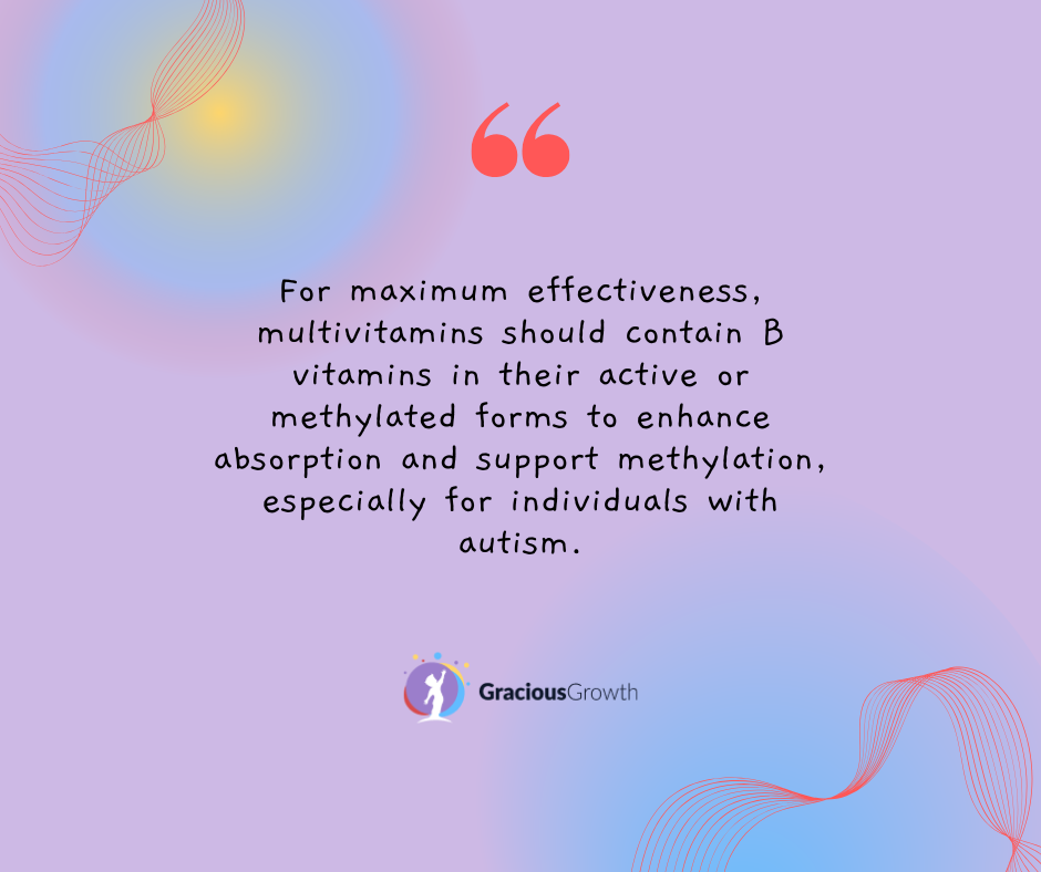 autism and multivitamins