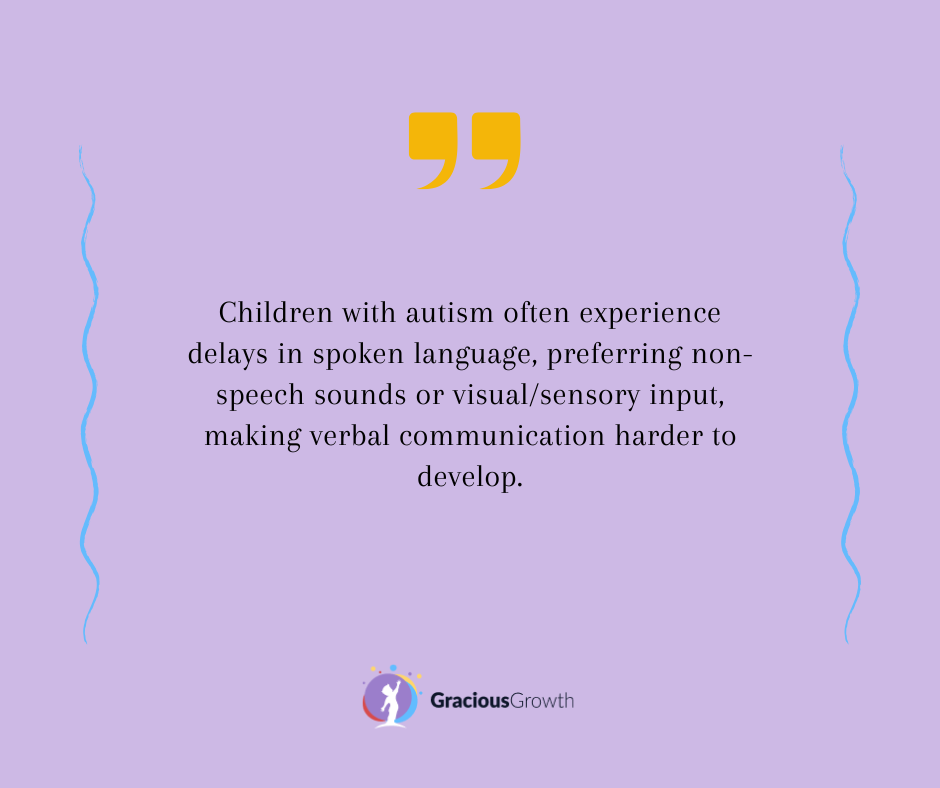 language development in autism